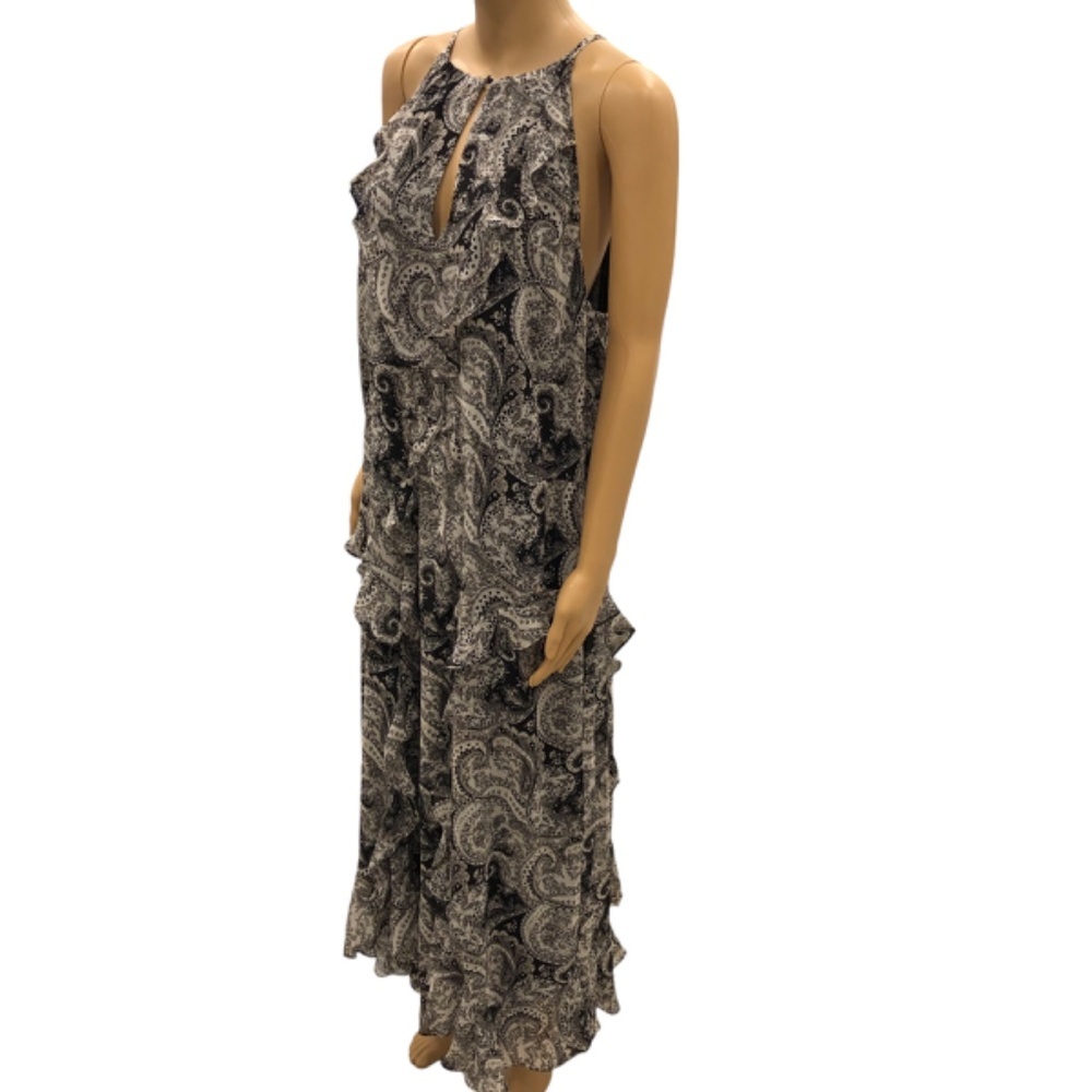 WHBM Ruffle Halter MIDI Dress size 18 - Picture 7 of 10